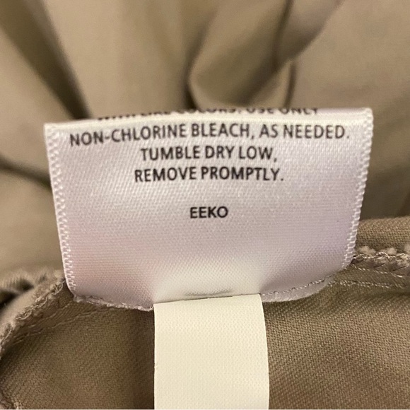 Eileen Fisher Women's Pants Side Zipper Elastic Waist Beige Petite Size PS - Picture 13 of 13